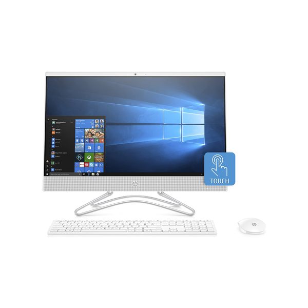 HP 24-Inch All-in-One Computer, Intel Core i5-8250U, 12GB RAM, 1TB Hard Drive, Windows 10 (24-f0060, White)